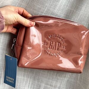 Summer Fridays x GAP Glossy Mauve Cosmetic Pouch